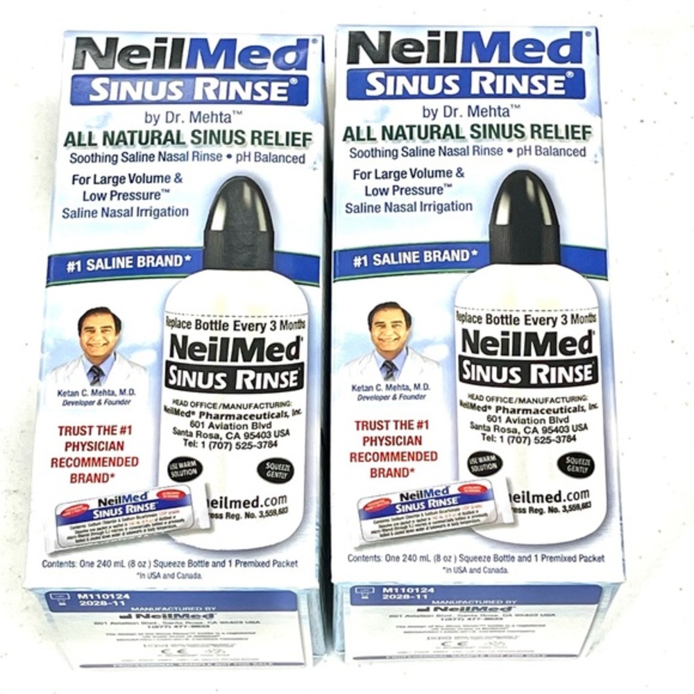 NeilMed pack of two Sinus Rinse - Black and White